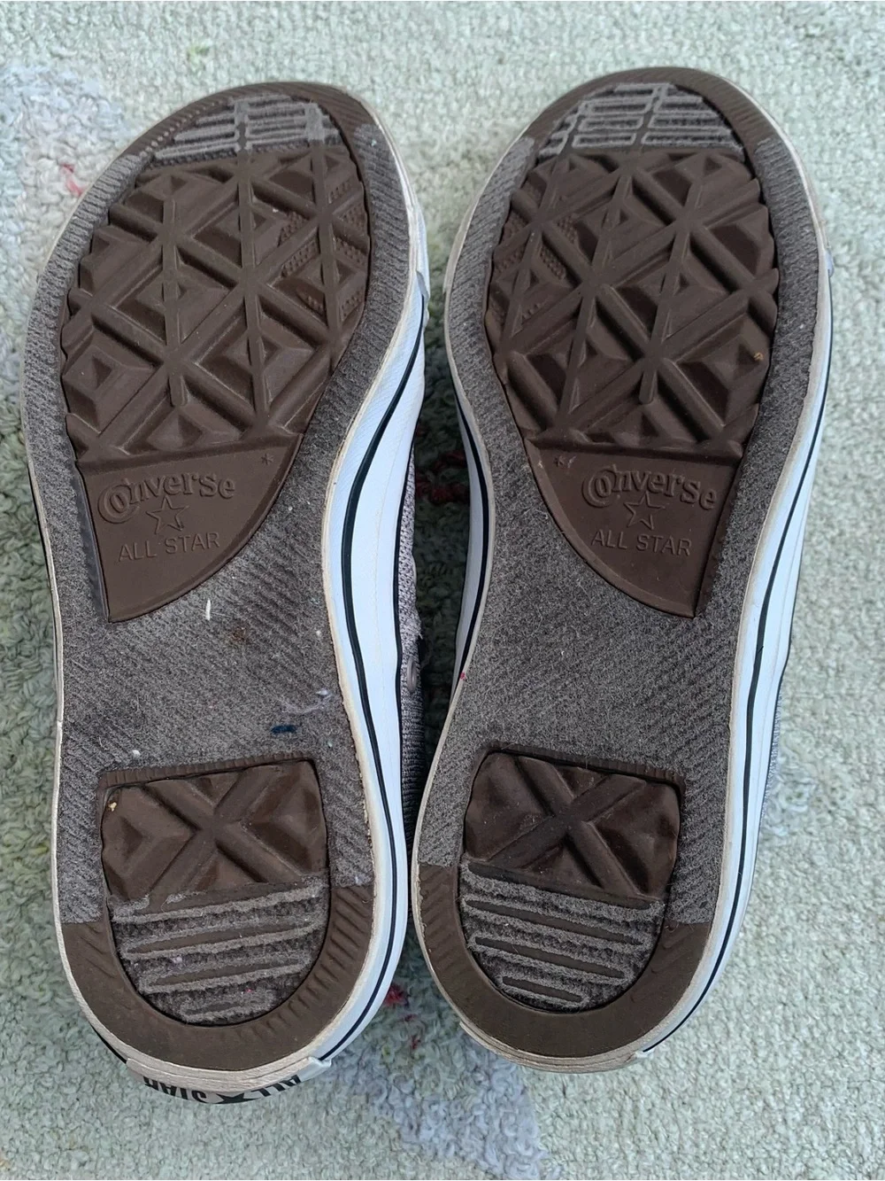 Converse Chuck Taylor All Star Madison Ox Low Top Grey Mesh Sneakers size 7